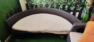 Sillón de jardín angular