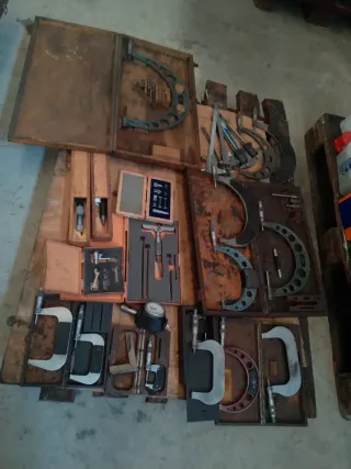 Lote Micrometros  int/Ext ,todas las medidas,