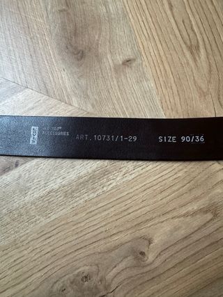 Levi’s cinturón vintage marron piel