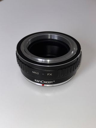 Adaptador objetivos Helios M42 a Fujifilm x