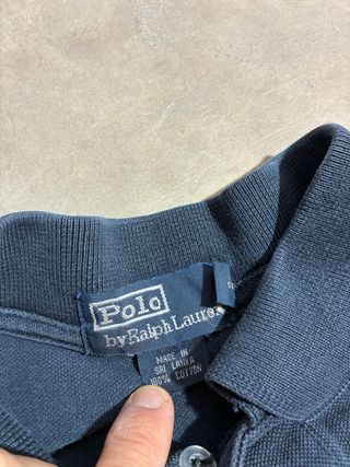 Vintage Polo Ralph Lauren polo shirt red pony navy