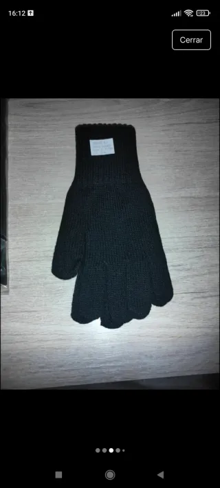 Guantes de campaña y bufanda pasamontañas E.T