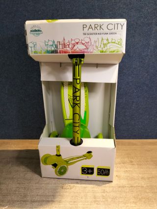 Patinete Scooter Park City Triscooter Kid Funk 3-6 Años Verde Limón