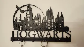 Portachiavi Hogwarts in metallo