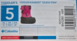 Botas/Descansos Columbia 22EU