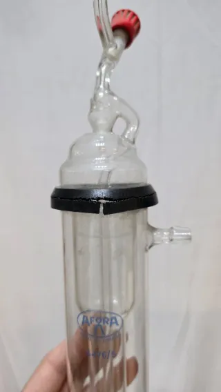 Lote material laboratorio destilación vidrio