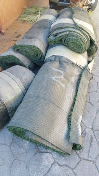 Césped artificial reciclado