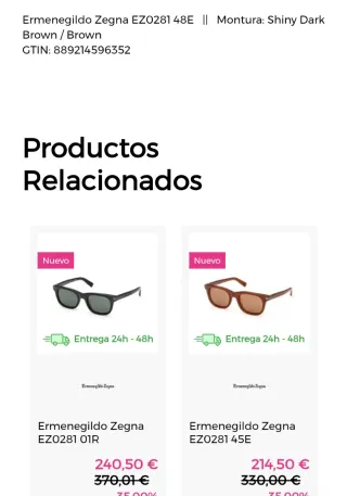 gafas de sol mujer (refe de otros modelos )