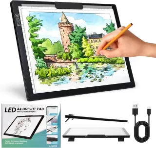 Pantalla de luz LED A4 ,batería recargable/inalámb