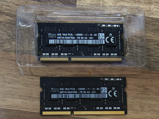 2 Modulos DDR3 2x4GB PC3L 12800S Skhynix
