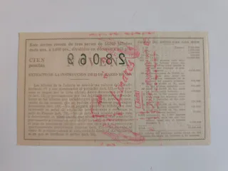 Lotería Nacional Cruz Roja 1958