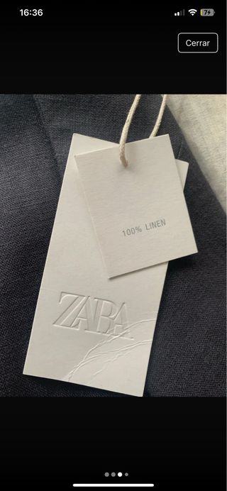 Blazer de lino hombre