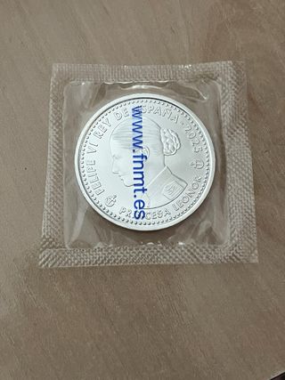 Moneda plata 40€ España 2025