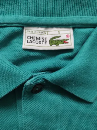Camisa Lacoste verde original