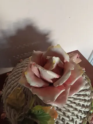 Centrotavola vintage con decorazioni