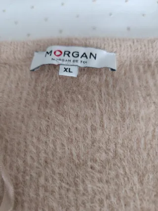 Jersey de pelito color camel marca Morgan