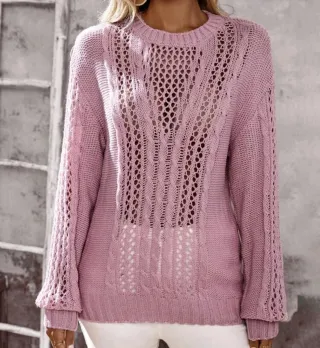 Jersey punto calado a estrenar mujer talla grande