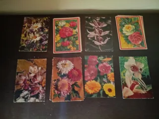 Cartoline vintage con fiori