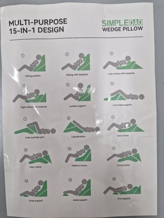 Cojín en cuña ajustable