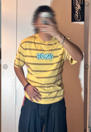 Camiseta Grimey Amarilla Rayas