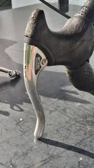 Manillar completo y puentes de freno bici clasica