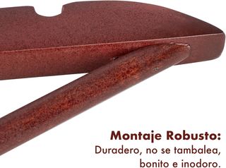 Perchas Madera Cerezo Antideslizantes Pack 20 Pro