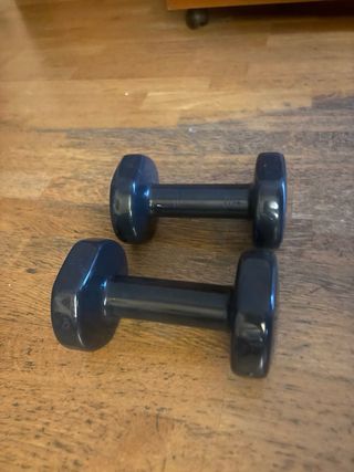 Mancuernas hexagonales de 5kg cada una