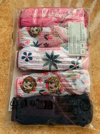 Braguitas Niña Disney Frozen Talla 4-5 Años