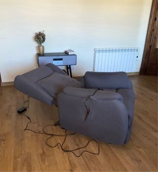 butacas reclinables con doble motor