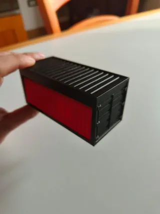 Portachiavi box auto con serranda mobile