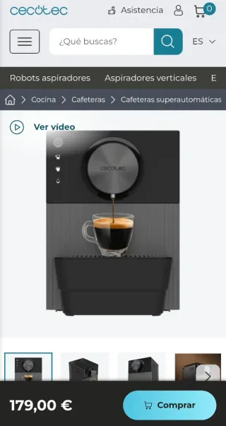 Cafetera superatomatica Cremmaet Cube