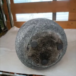 Set 3 Vasi Terracotta Sfera Diametro 14cm