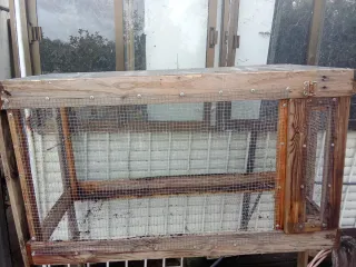 Jaula ,boladero para aves