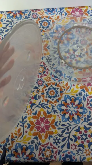 Plato giratorio de microondas