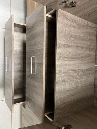 Armarios roperos dos puertas, dos colores