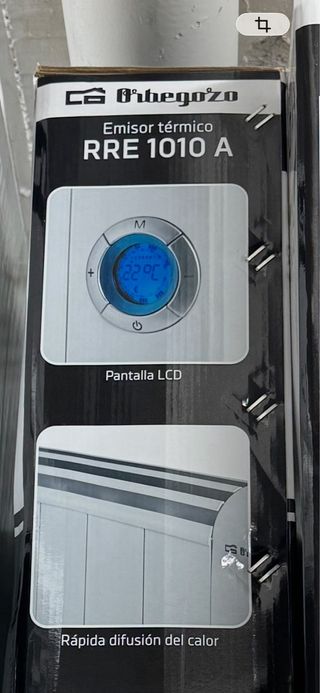 Emisor Térmico Orbegozo 1000W Bajo Consumo