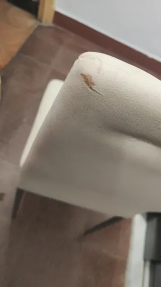 Silla comedor/salón blanco roto