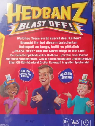 Juego de mesa Hedbanz Blast Off!