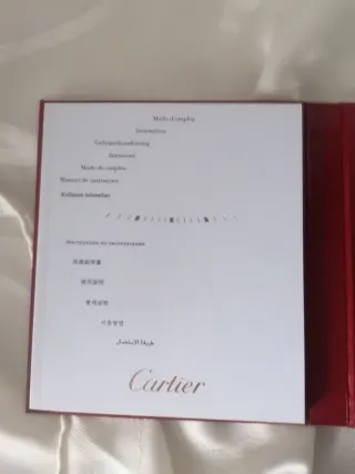 Custodia Cartier - Libretto, DVD, Certificato