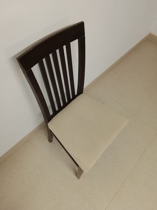 silla madera