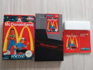 MCDONALDLAND PAL ESPAÑA ERBE NINTENDO NES
