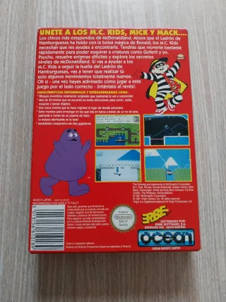 MCDONALDLAND PAL ESPAÑA ERBE NINTENDO NES