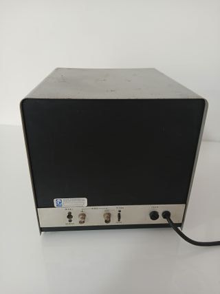 Monitor Sicurezza Industrale Vintage B/N 9 Pollici