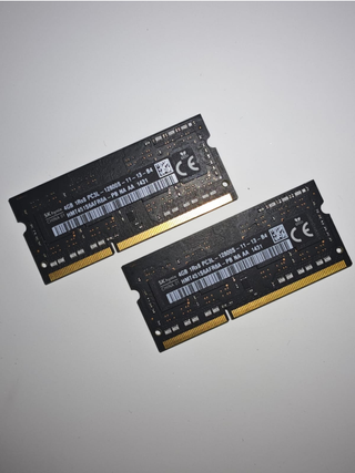 2 Modulos DDR3 2x4GB PC3L 12800S Skhynix