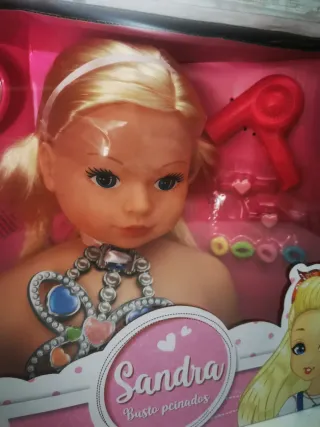 Juguete cabeza para peinar