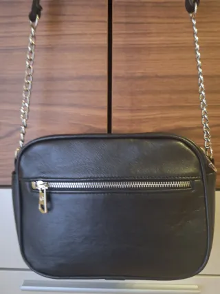 Bolso negro piel legitima