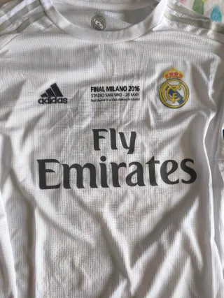 Equipación Real Madrid Local 2015/2016 Final Milan