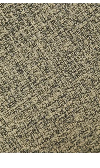 Taburete alto con respaldo tapizado en tela verde