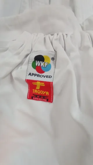 Partes de arriba y abajo de karate.