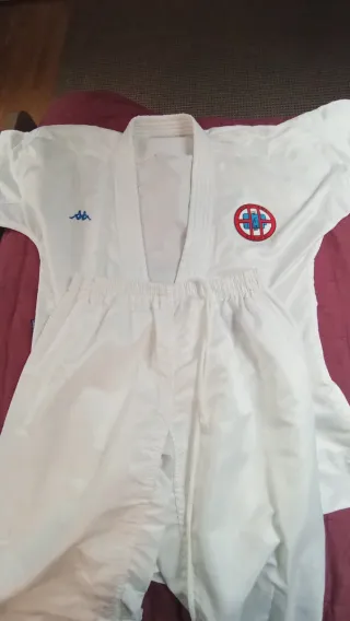 Partes de arriba y abajo de karate.